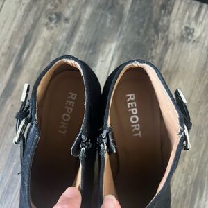 Report dress booties